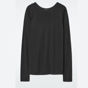 cos LAYERED LONG-SLEEVED TOP (XS)